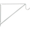 John Sterling Closet-Pro 10 In. H. x 11 In. D. Fixed Closet Shelf & Rod Bracket, White