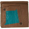 Do it Best 1 Side Green-1 Side Brown Woven 16 Ft. x 20 Ft. Medium Duty Poly Tarp 764396 764396