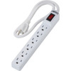 Do it Best 6-Outlet White Power Strip with 2 Ft. Cord LTS-6 501123
