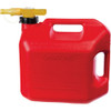No-Spill ViewStripe 5 Gal. Plastic Gasoline Fuel Can, Red 1460 582034
