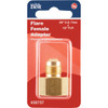 Do it 3/8 In. x 1/2 In. Brass Female Flare Adapter