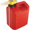 No-Spill 2-1-2 Gal. Plastic Gasoline Fuel Can, Red 1405 581891