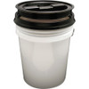 Leaktite Screw-Top Lid for 3.5 & 5 Gal. Pail, Black 1044433 789919
