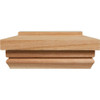 Deckorators 4 In. x 4 In. Cedar Hatteras Flat Top Post Cap 72258 171263