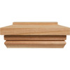 Deckorators 4 In. x 4 In. Cedar Hatteras Flat Top Post Cap 72258 171263