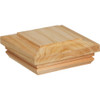 Deckorators 4 In. x 4 In. Cedar Hatteras Flat Top Post Cap 72258 171263