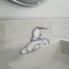 Moen Adler 1-Handle Lever Centerset Bathroom Faucet with Pop-Up, Chrome WS84503 456606