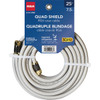 RCA 25 Ft. Gray Quad RG6 Coaxial Cable DH25QCE1