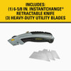 Stanley InstantChange Retractable Straight Utility Knife 10-788 393681