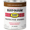 Stops Rust Leather Brown Enamel 7775502 790040