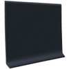 Roppe 4 In. x 4 Ft. Black Vinyl Dryback Wall Cove Base H1640C51P100 Pack of 16