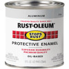 Rust-Oleum Stops Rust Oil Based Gloss Protective Rust Control Enamel, Aluminum, 1/2 Pt.