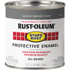 Rust-Oleum Stops Rust Oil Based Gloss Protective Rust Control Enamel, Smoke Gray, 1/2 Pt.