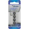 Tru-Flate Plastic Black Tire Valve Cap (4-Pack) 38-505 571287