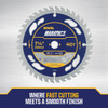 Irwin Marathon 7-1-4 In. 40-Tooth Trim-Finish Circular Saw Blade 14031 340413