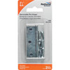 National Hardware 2-1-2 In. Zinc Loose-Pin Narrow Hinge (2-Pack) N141-945 229336