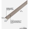 M-D Building Products 1-3/8 In. X 36 In. Pewter Aluminum Carpet Trim with Screw Nails M-D Building Products 1-3/8 In. X 36 In. Pewter Aluminum Carpet Trim with Screw Nails