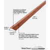 M-D 1-3-8x3'mtl Chr Cpt Trim 40124 265082