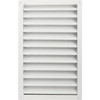 AirVent 14" x 24" Rectangular White Gable Attic Vent 81232 Pack of 6 103497