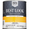 Best Look Latex Premium Paint & Primer In One Eggshell Interior Wall Paint, Bright White, 1 Qt.