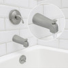 Danco 5 In. Brushed Nickel Bathtub Spout with Diverter 89249 446510