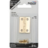 National Hardware 1-1-2 In. x 1 In. Medium Clear Coat Decorative Hinge N211-292 215822