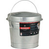 Behrens 6 Gal. Galvanized Locking Lid Trash Can with Lid 6106