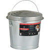 Behrens 10 Gal.  Galvanized Locking Lid Trash Can with Lid 6110