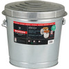 Behrens 10 Gal.  Galvanized Locking Lid Trash Can with Lid 6110 624701