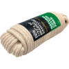 Do it Best 7-32 In. x 50 Ft. White Solid Braided Cotton Sash Cord 218883 218883