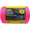 Do it Best 525 Ft. Fluorescent Pink Twisted Nylon Mason Line 360643
