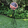 Alpine 10 In. Dia. Glass American Flag Gazing Globe GRS688 705702
