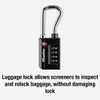 Master Lock 1-5-16" Tsa Combo Lock 4696D 200097