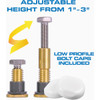 Danco Zero Cut Toilet Bolt Set  10770 403339