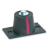 Mason Industries Floor Mount Vibration Isolator,Neoprene 4C988