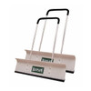 Manplow Snow Shovel, 42 in W x Plastic Blade, 48 in L Aluminum Handle PRO42 2PK