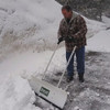 Manplow Snow Shovel, 32 in W x Plastic Blade, 48 in L Aluminum Handle PRO32 2PK