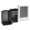 Cadet Recessed Electric Wall-Mount Heater, Recessed, 1000/750W W, 240/208V AC, White CSC102TW