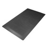 Antifatigue Mat, 3 ft. L x 2 ft. W, 3-4" Thickness, Vinyl, Diamond Plate, Black  975S0023BL