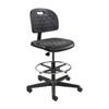 Task Chair Drafting Chair, No Arms, 22-1/2" to 32" Height, Polyurethane, Black