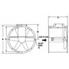 Dayton Steel 33.6"Dia 24"L 46.6"H Tubeaxial Fan 166207A