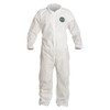 10 Coverall. Collar. Elastic Wrists and Ankles. Elastic Waist. White. 5X