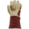Torch Pulse Welding Gloves, Gauntlet Cuff, Keystone Thumb, Cowhide Leather, 11, 1 PR