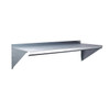 Manufacturer Varies Steel Wall Shelf, 12"D x 60"W x 11-1/2"H, Silver 2HFY3