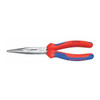Knipex 8 in Needle Nose Plier,Side Cutter Multi-Component Grip Handle 26 12 200