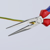 Knipex 8 in Needle Nose Plier,Side Cutter Multi-Component Grip Handle 26 12 200