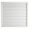 Dayton 30 in 32"H-W Alu Universal Backdraft Dampr, 30 in x 30 in, Aluminum 4C225