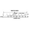 Dayton 30 in 32"H-W Alu Universal Backdraft Dampr, 30 in x 30 in, Aluminum 4C225
