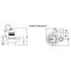 Dayton 1-1-2 HP 3" Manual Submersible Sewage Pump 230V 4LE16