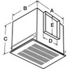 Dayton Ceiling Ventilator,780 CFM,115 V 5AE77